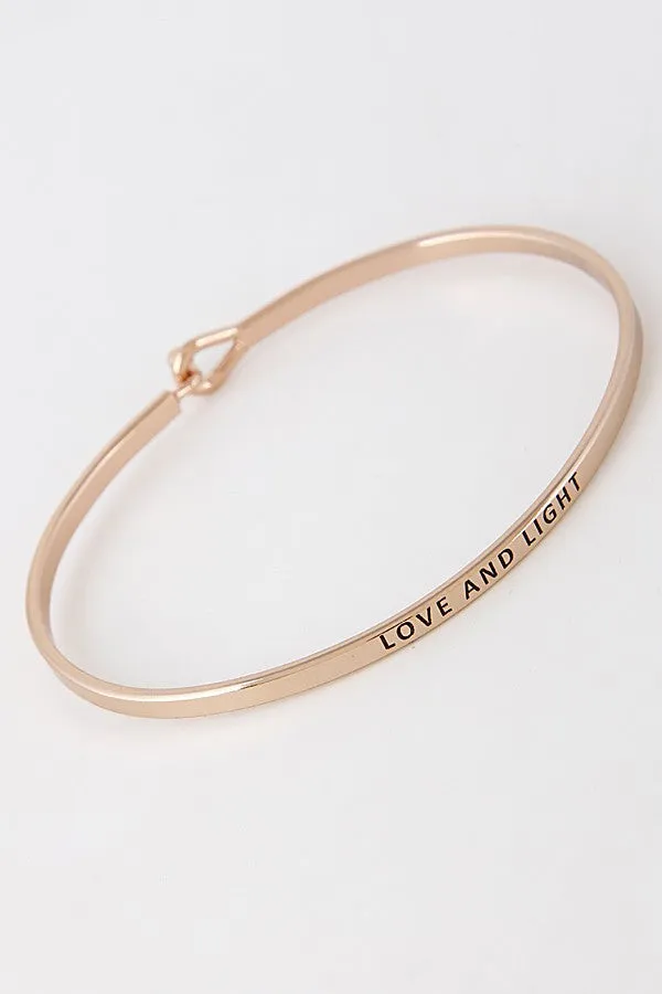 Love & Light Bangle Bracelet