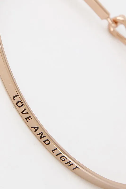 Love & Light Bangle Bracelet