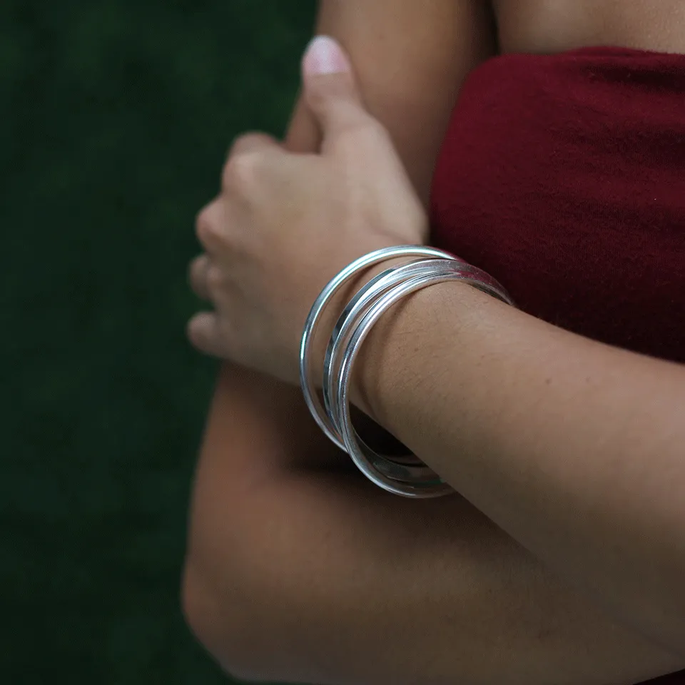 Lucretia Three Link Bangles