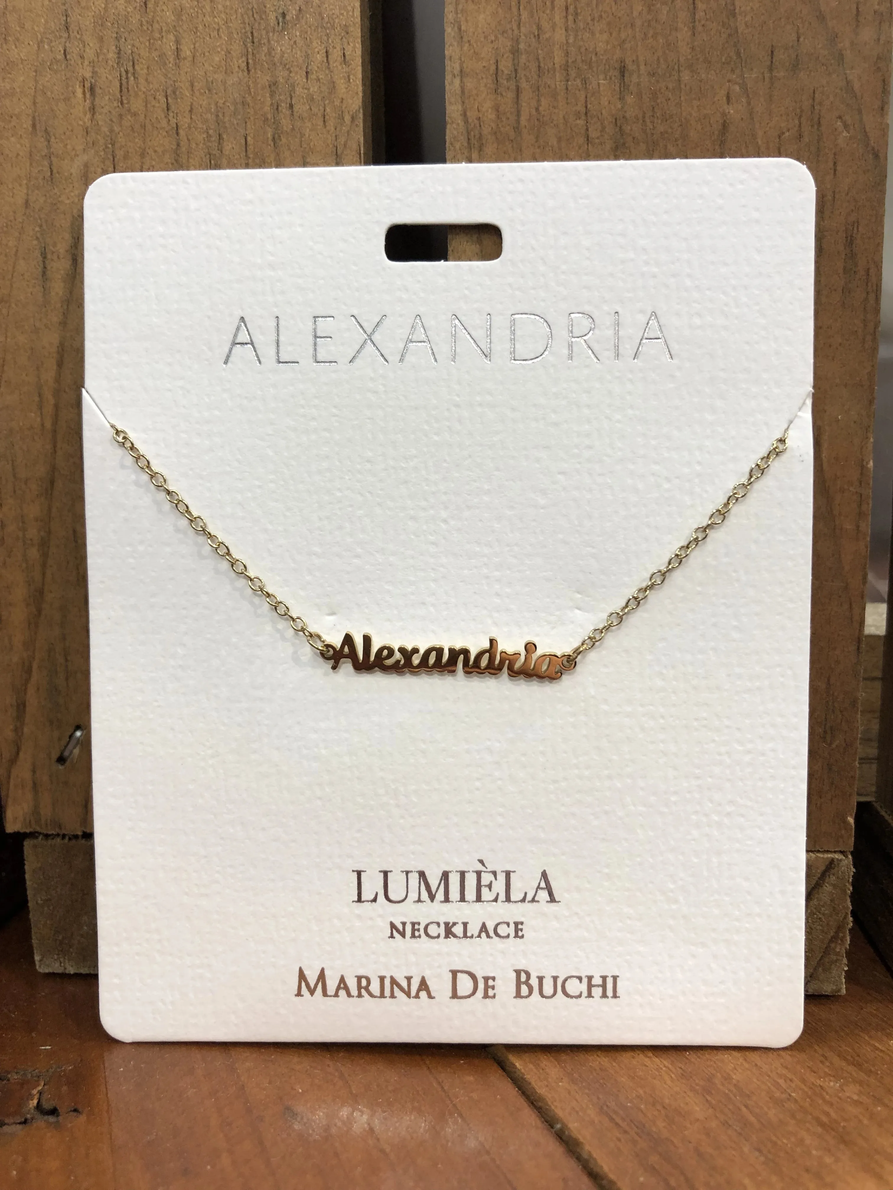 LUMIÈLA Name Necklace A - L