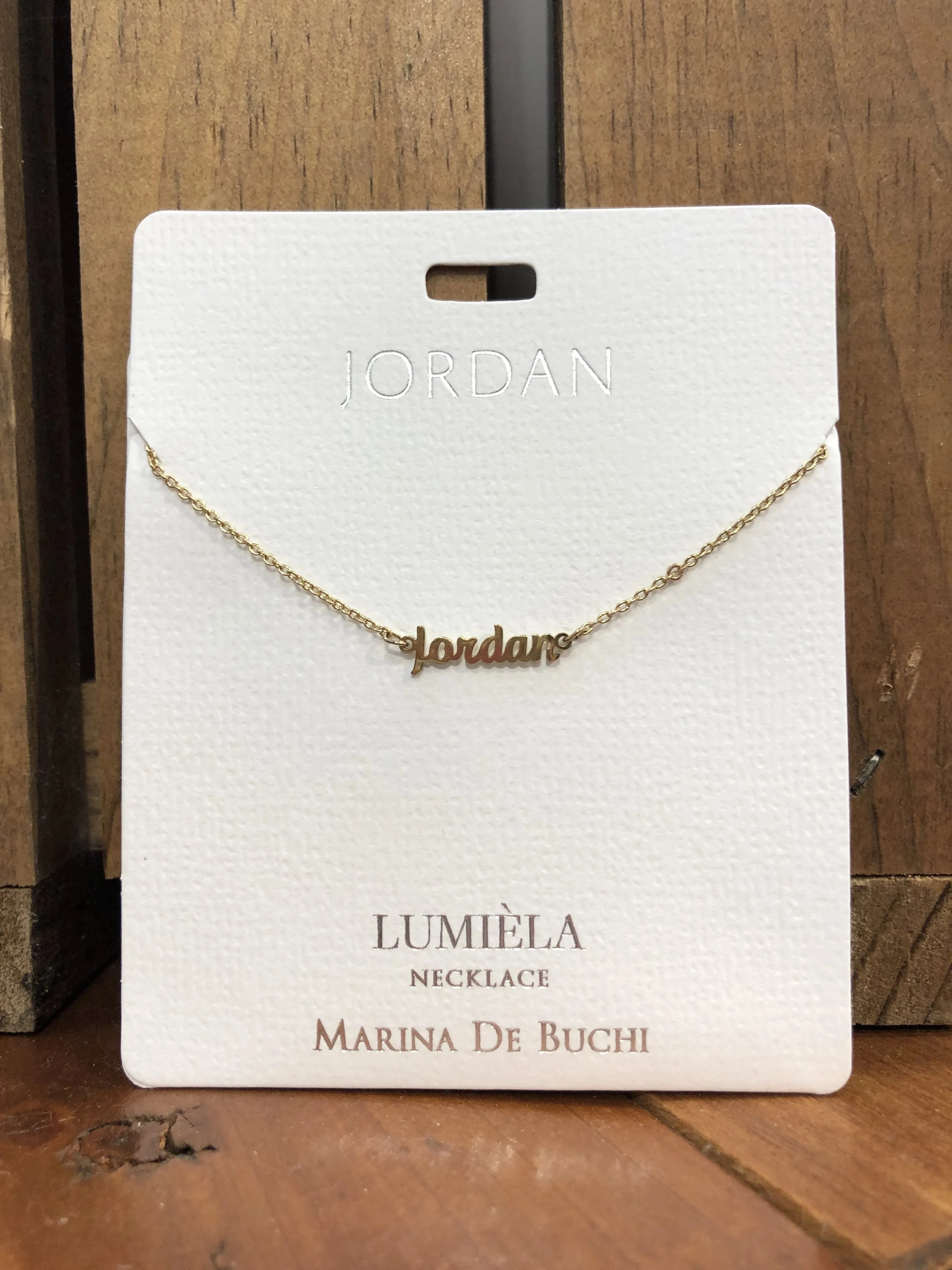LUMIÈLA Name Necklace A - L