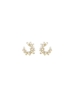 Lupe Crescent Studs
