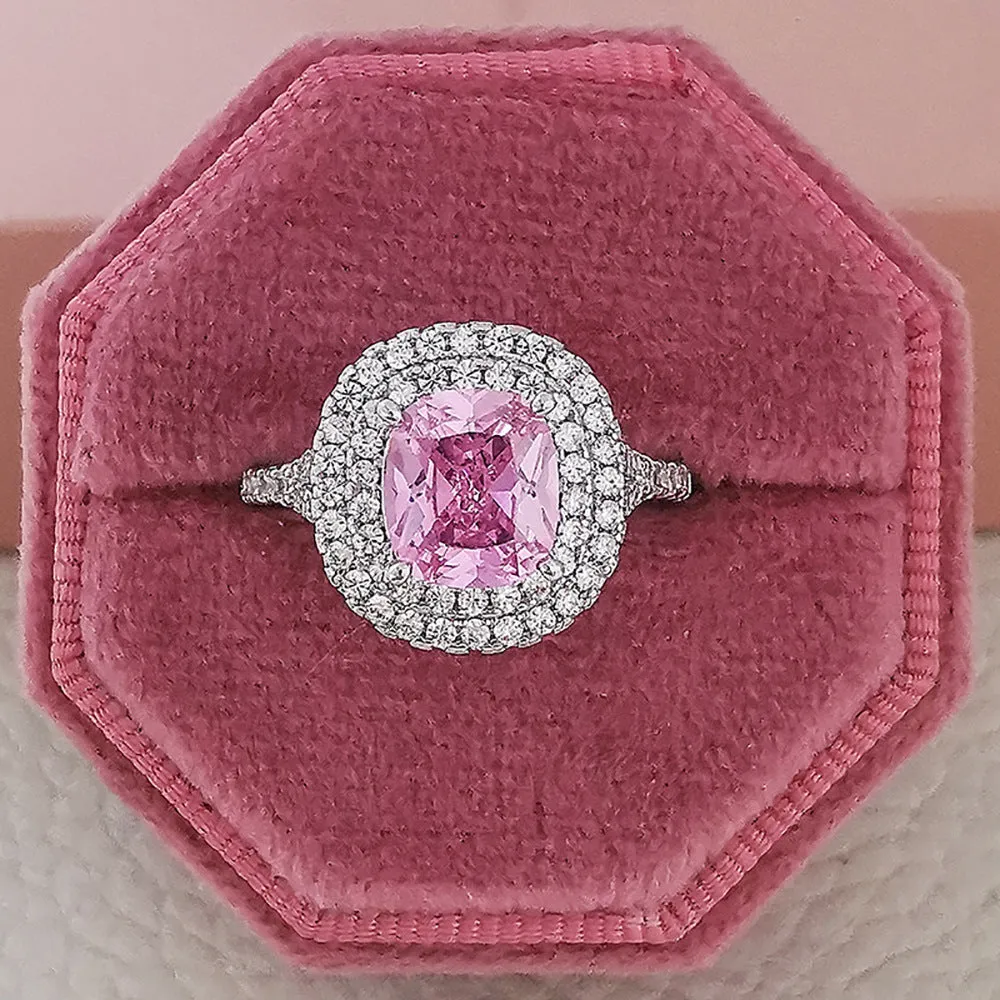 Luxury Multicolor Charm Wedding Rings For Women And Party Gifts