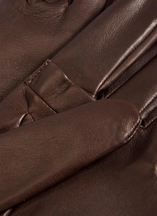 Men's Heritage Water-Resistant Silk-Lined Left Hand Leather Shooting Gloves