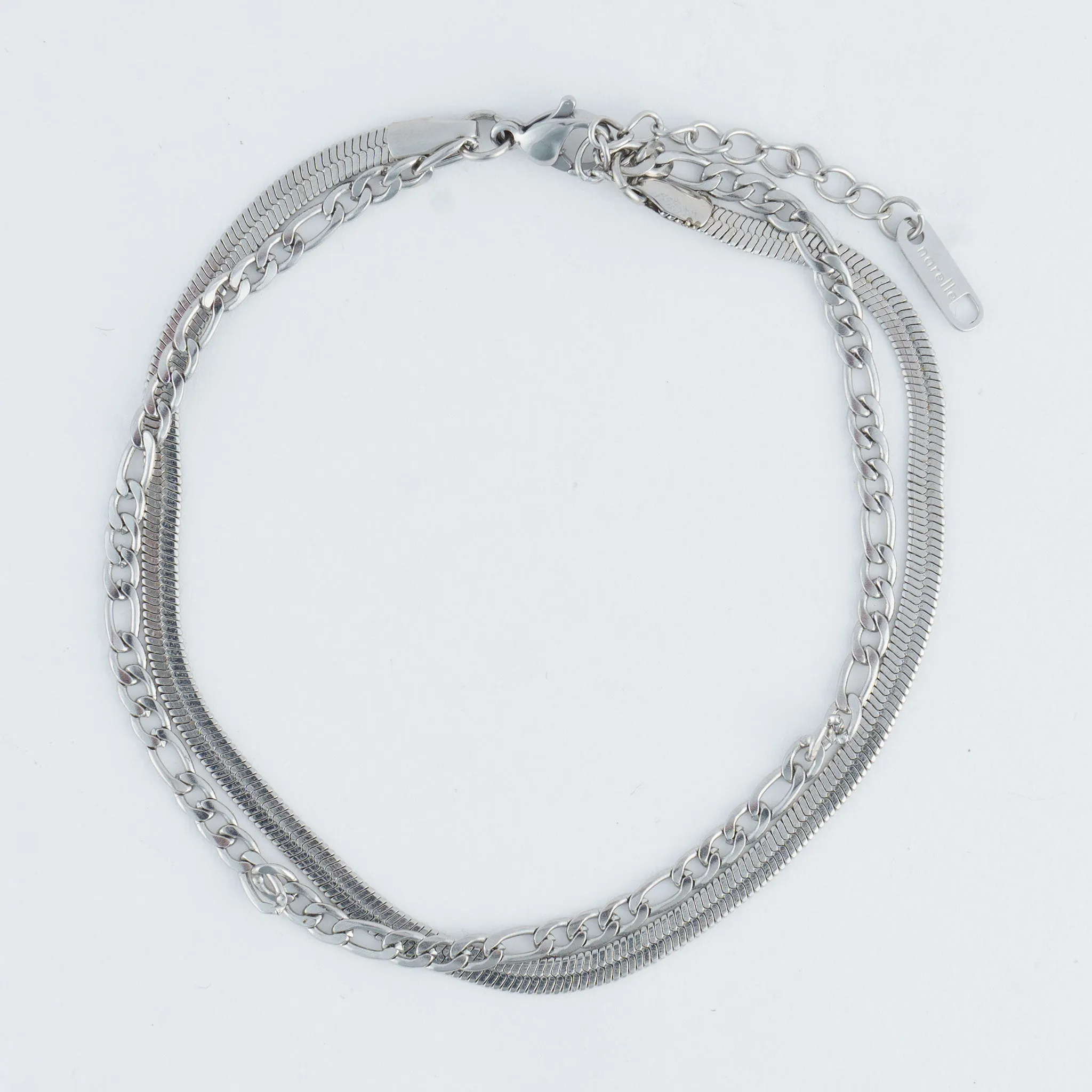 Narelle Waterproof Multi Row Snake Chain Anklet