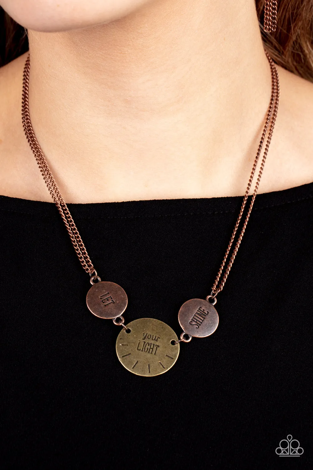 Necklaces Shine Your Light - Copper N2318