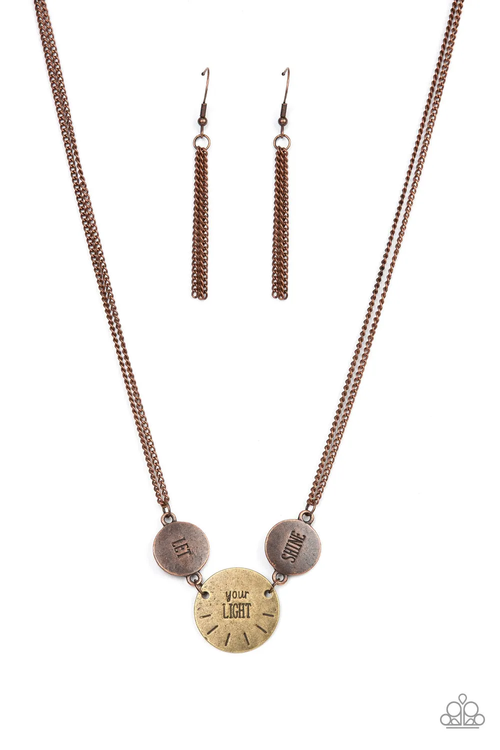Necklaces Shine Your Light - Copper N2318