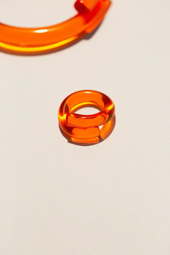 Orange Wrap Ring
