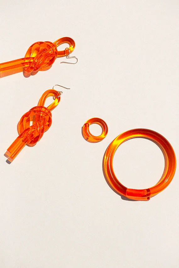 Orange Wrap Ring