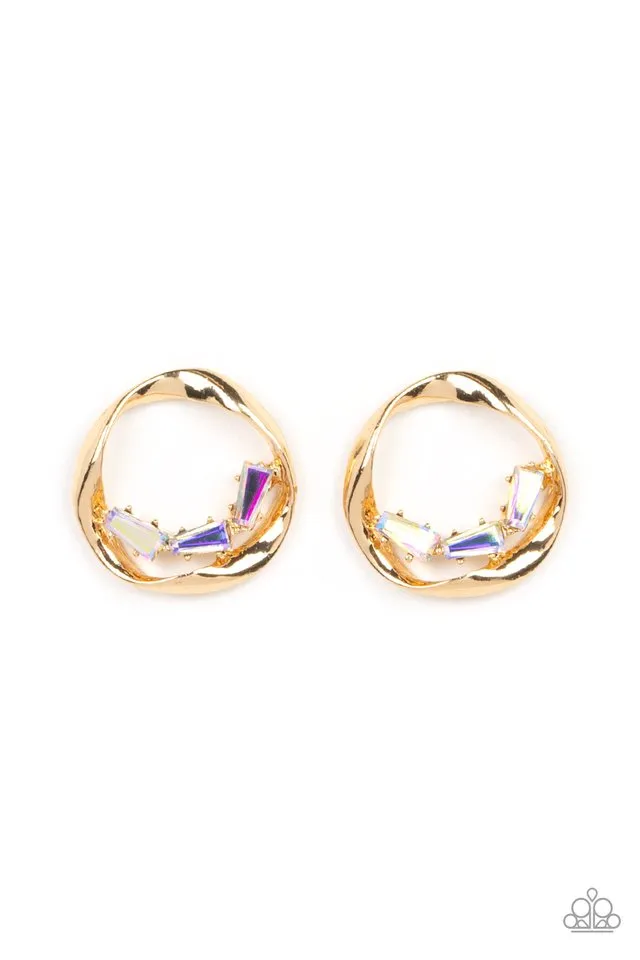 Paparazzi Earring ~ Imperfect Illumination - Multi