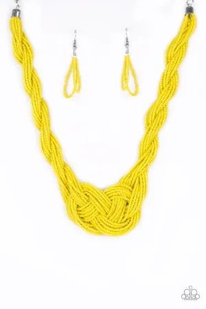 Paparazzi Necklace ~ A Standing Ovation - Yellow