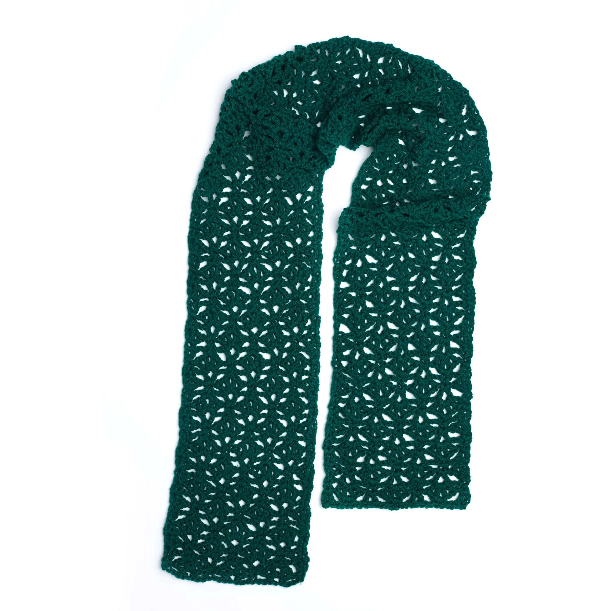 Red Heart Crochet Pistachio Lace Scarf