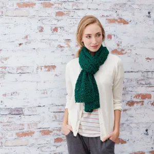 Red Heart Crochet Pistachio Lace Scarf