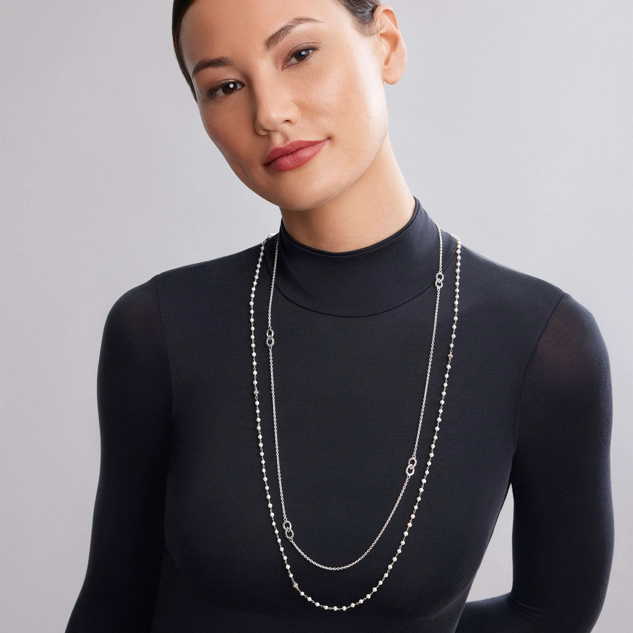 Signature Caviar Layering Necklace Gift Set