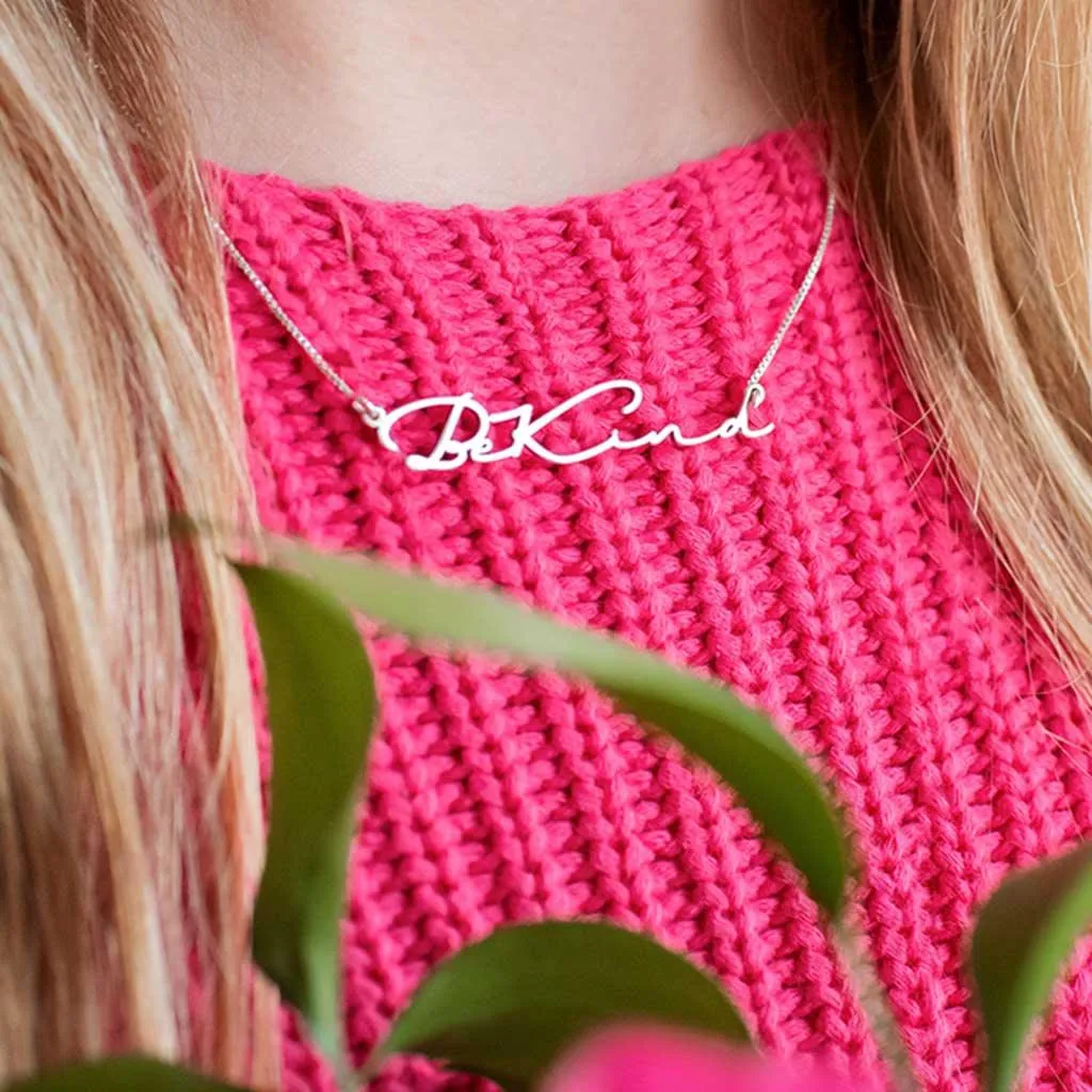 Signature Name/Word Necklace
