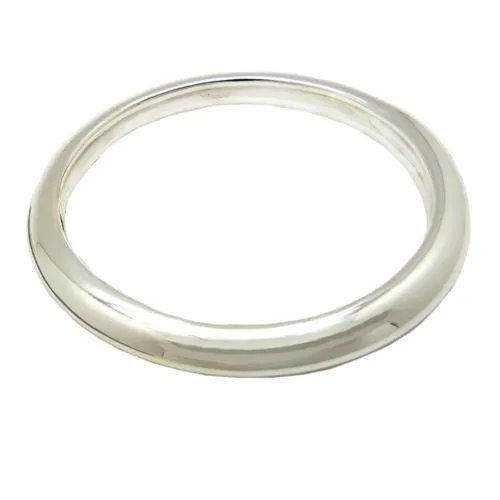 Simon Sebbag Swirl Sterling Silver 925 Bracelet B1338 Smooth Round Bangle