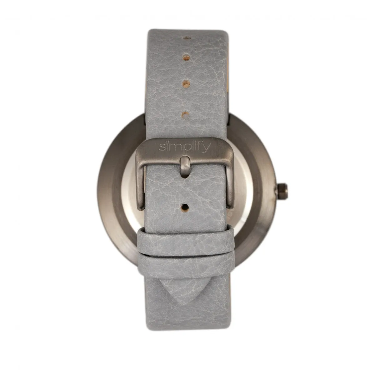 Simplify The 6000 Strap Watch - Gunmetal/Grey