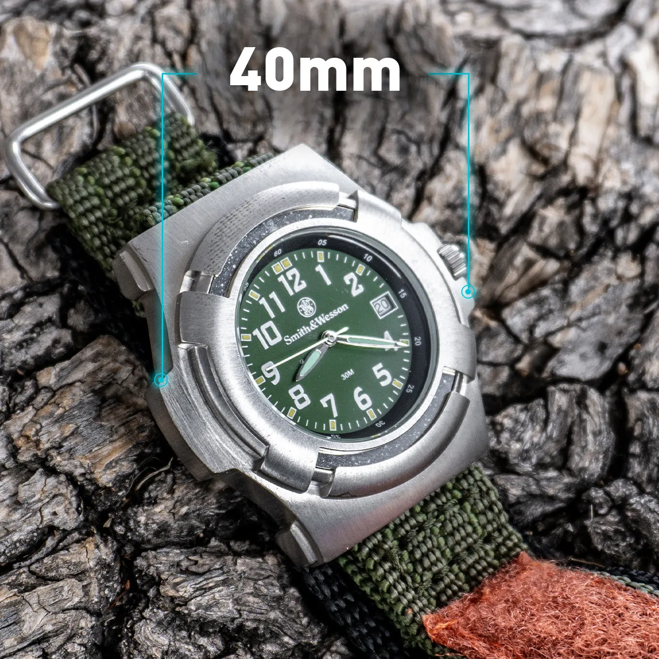 Smith & Wesson Lawman Watch - Back Glow