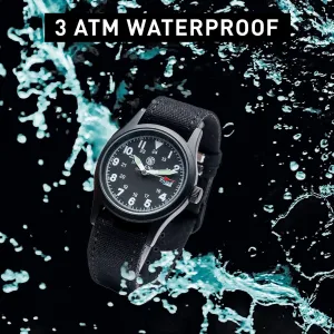 Smith & Wesson Military Watch Black Dial- 3 Changeable Straps
