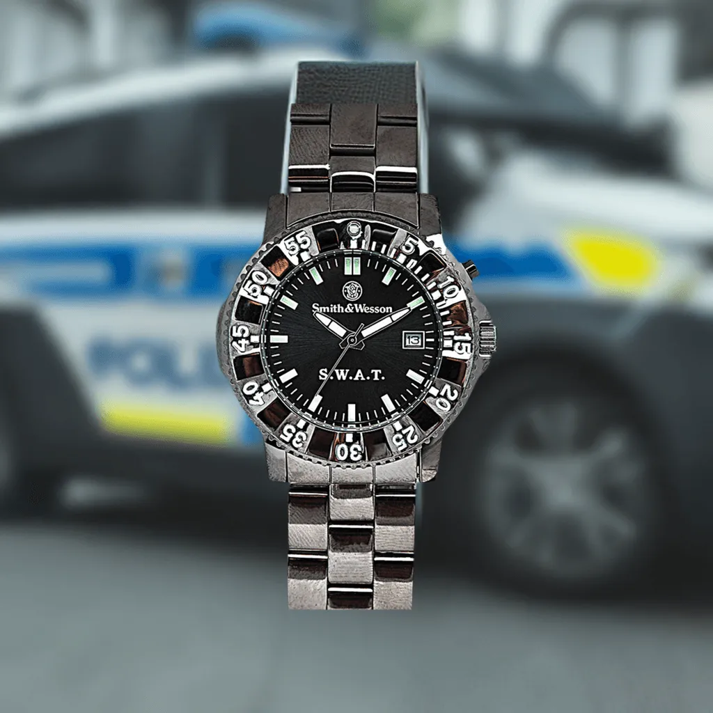 Smith & Wesson SWAT Watch w/ Metal Wristband