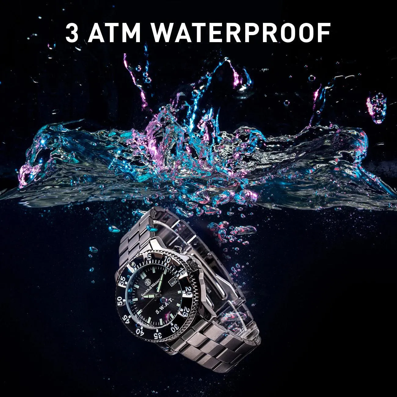 Smith & Wesson SWAT Watch w/ Metal Wristband