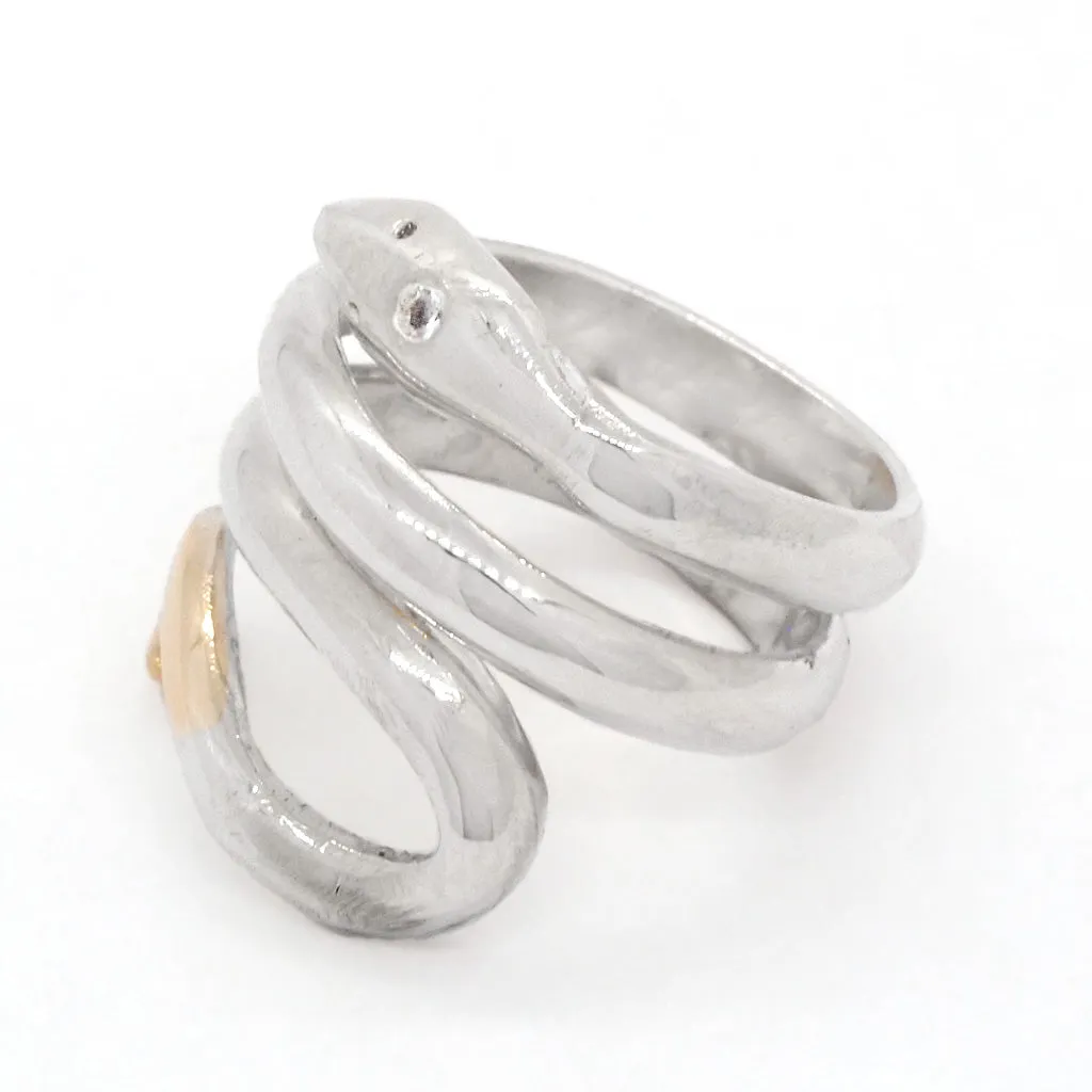 Snake with Sapphire Ring (size 4 1/2)