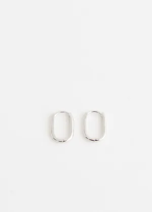 Squared Oval Hoops