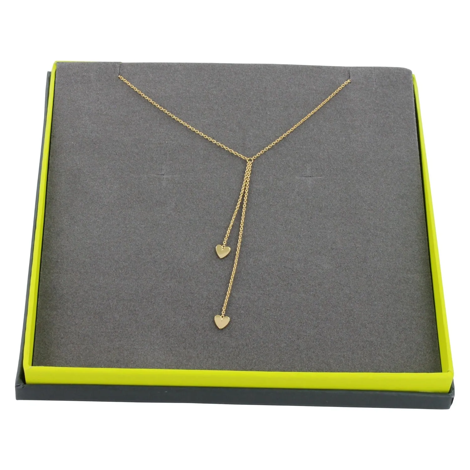 Sterling Silver Falling Heart Necklace
