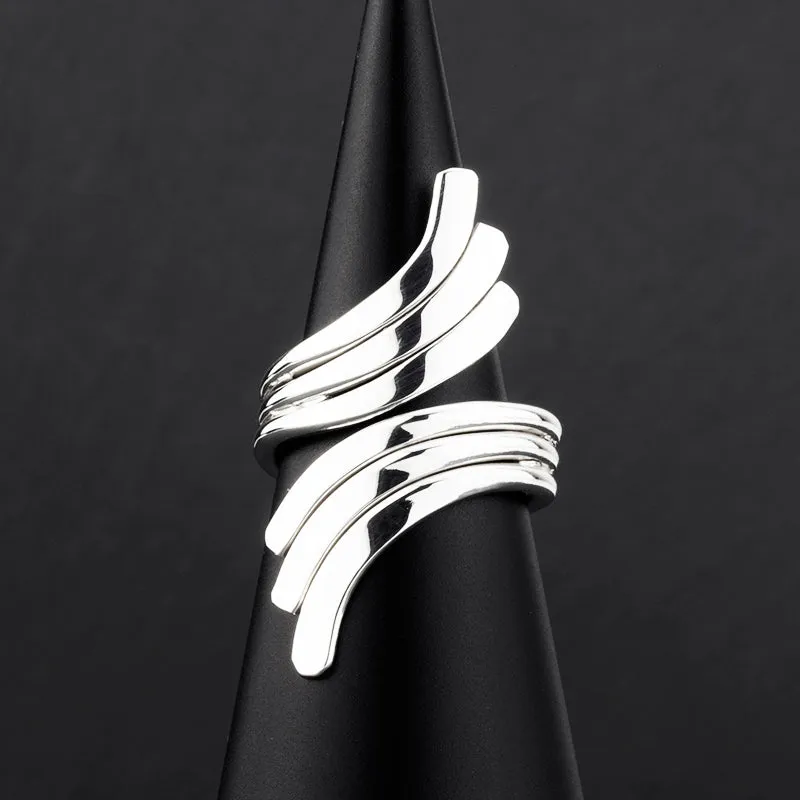 Sterling Silver Wrap Statement Ring