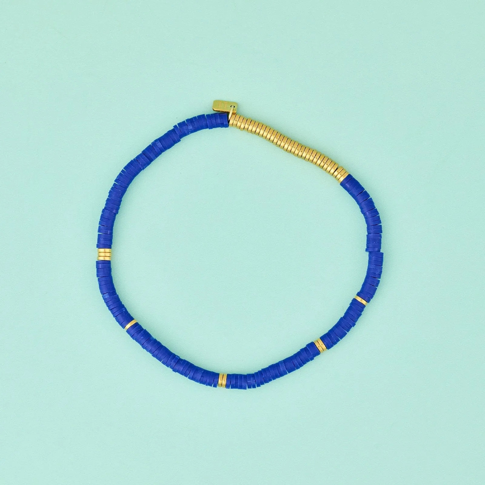 Surfrider Gold Stretch Anklet