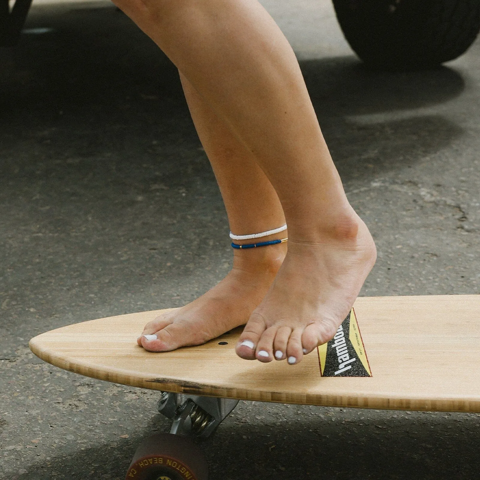 Surfrider Gold Stretch Anklet