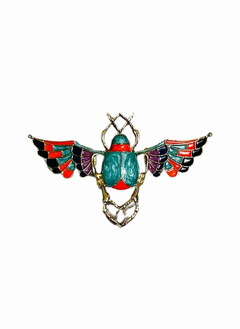 Sweater Clips Scarab Sweater Clip for Cardigan Clip Egyptian Scarab Brooch Kimono Clasp Cinch Clip Dress Guard Maximalist Gift for Her