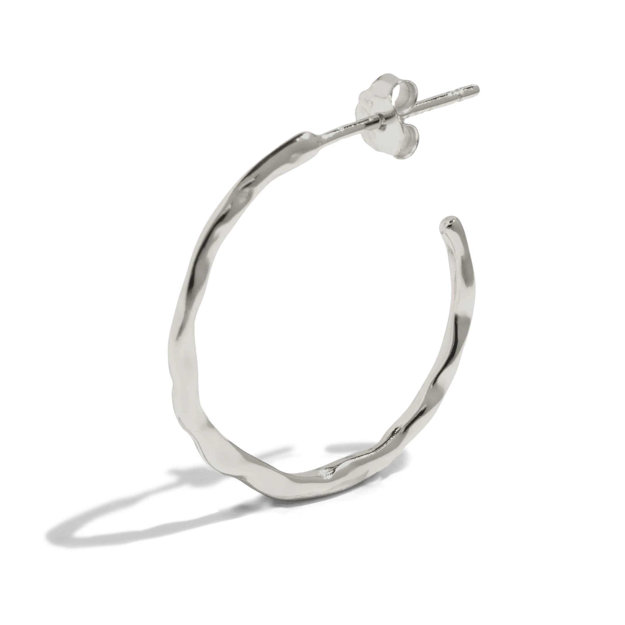 THE LUNA HOOP - sterling silver