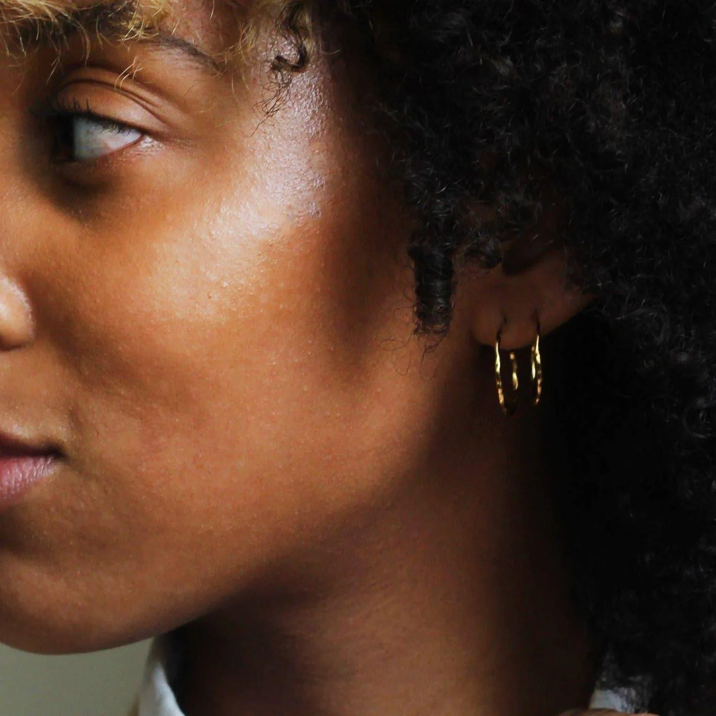 THE LUNA HOOP - sterling silver