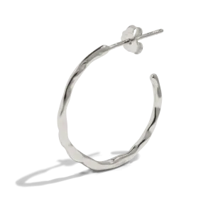 THE LUNA HOOP - sterling silver