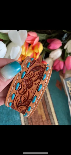 The Santa Morales Leather Cuff Bracelet