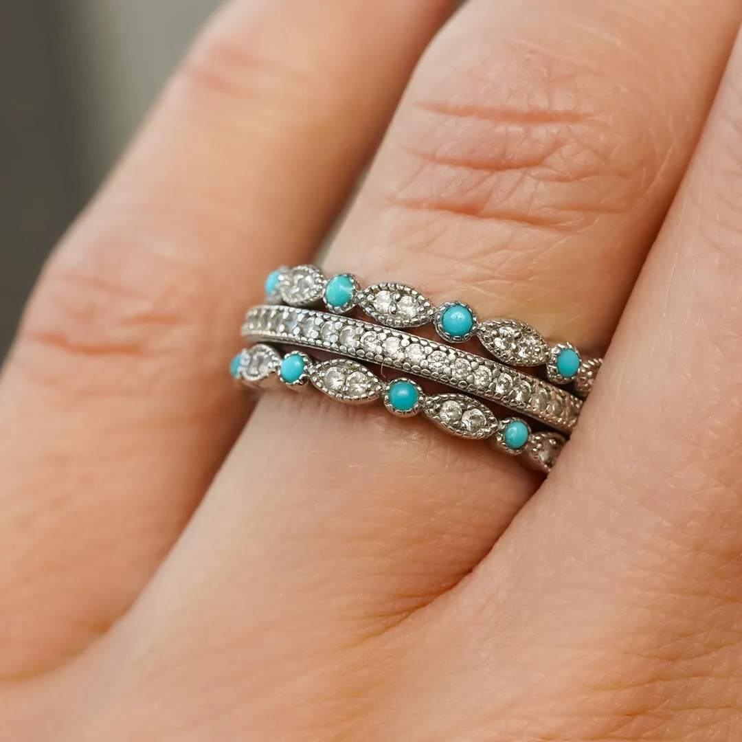 The Turquoise Vintage Eternity Set