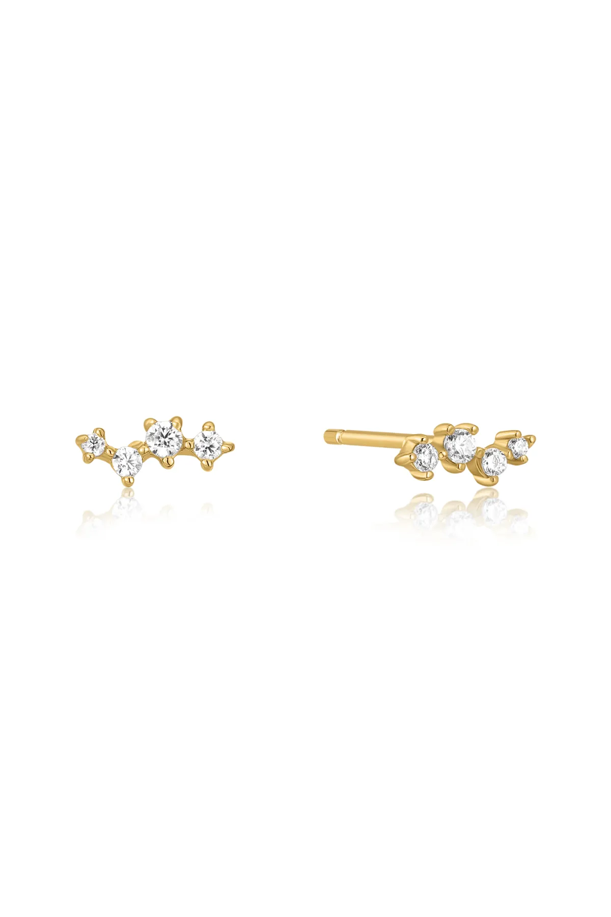 The Whimsy Topaz 14ct Gold Vermeil Stud Earrings