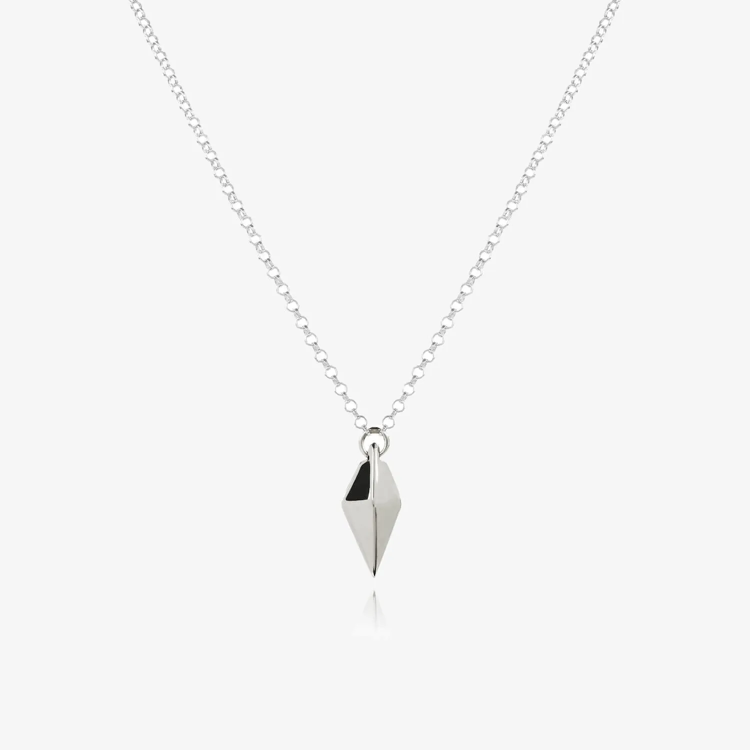 Tiny Kite Necklace Silver