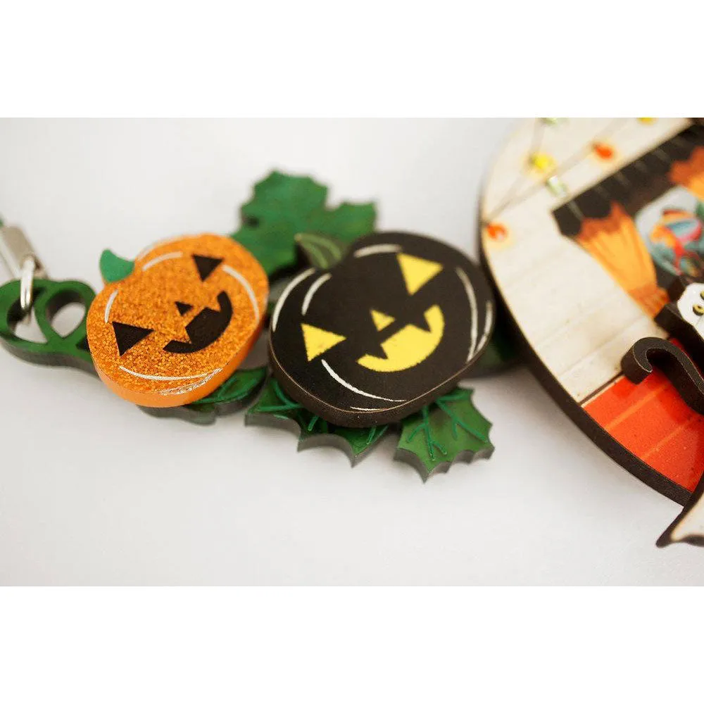 Trick or Treat Caravan Convertible Necklace & Brooch by Laliblue