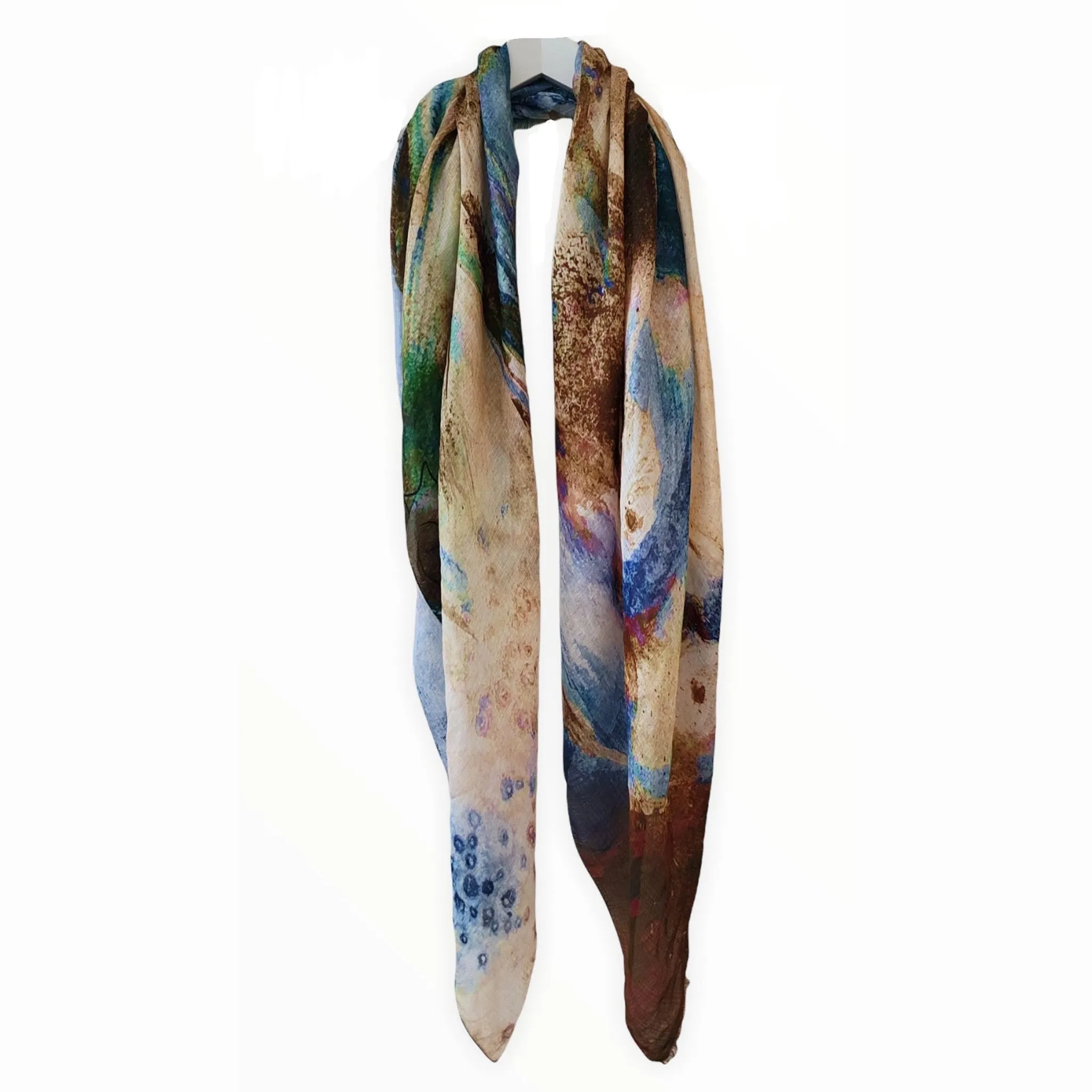 Tropical Parrots | Crinkle Silk