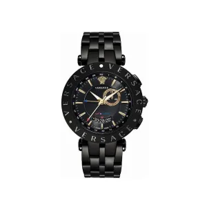 Versace - V-Race GMT & ALARM Black PVD Men's Watch 29G60D009 S060