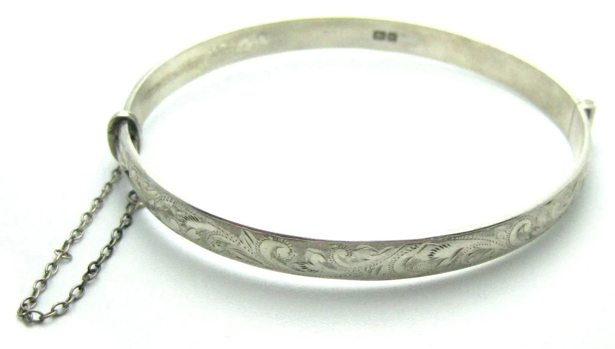 Vintage 1880 Silver Bangle