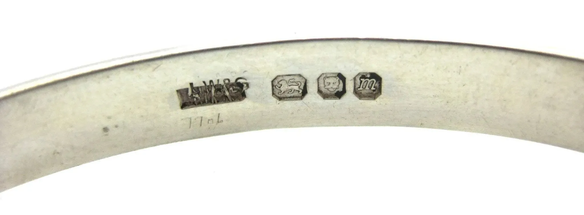 Vintage 1880 Silver Bangle