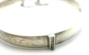 Vintage 1880 Silver Bangle