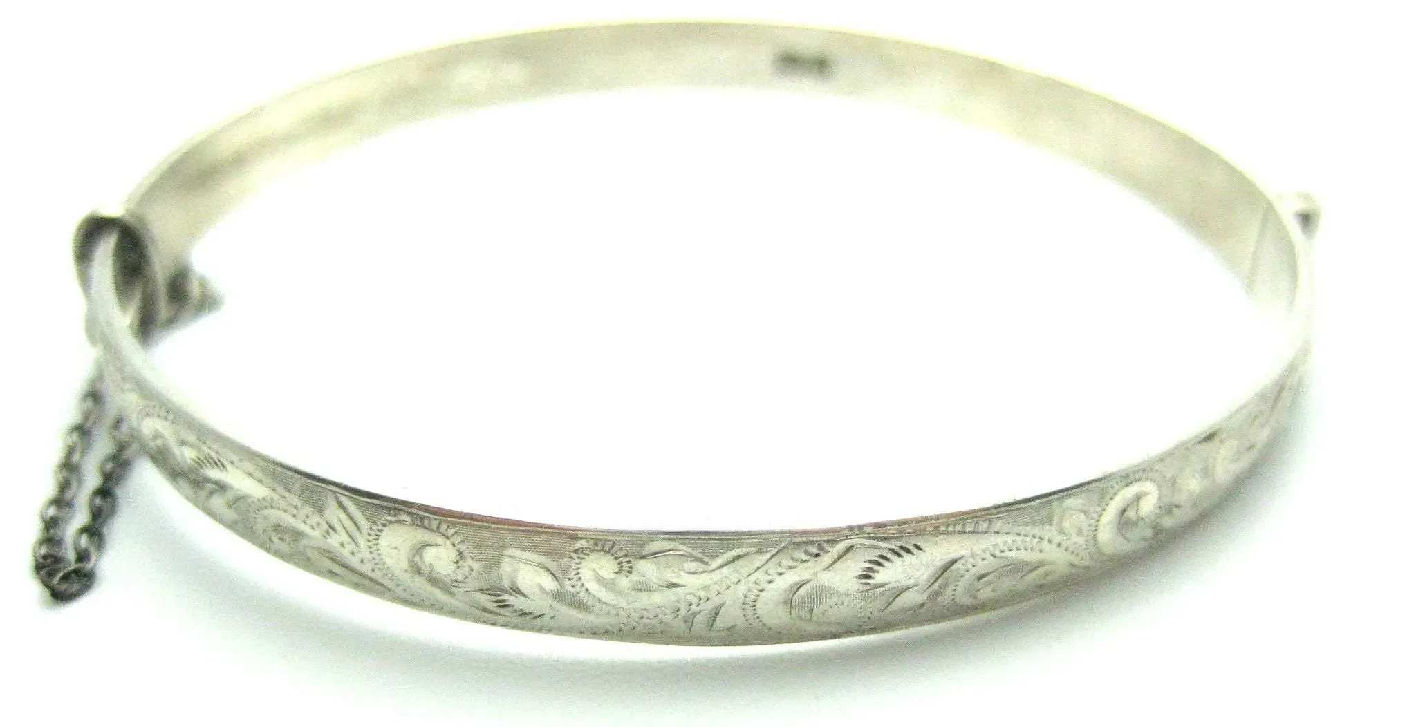 Vintage 1880 Silver Bangle