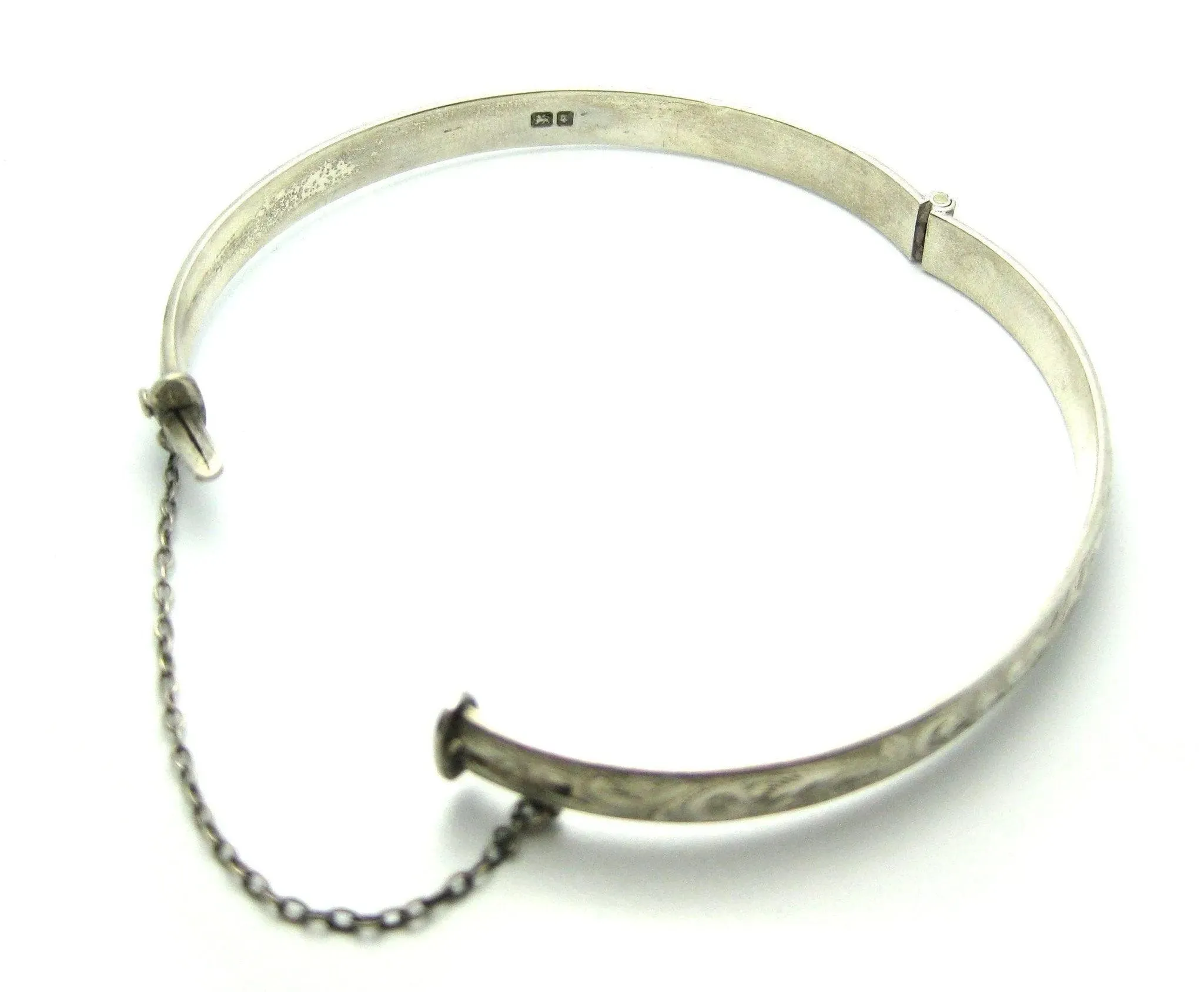 Vintage 1880 Silver Bangle