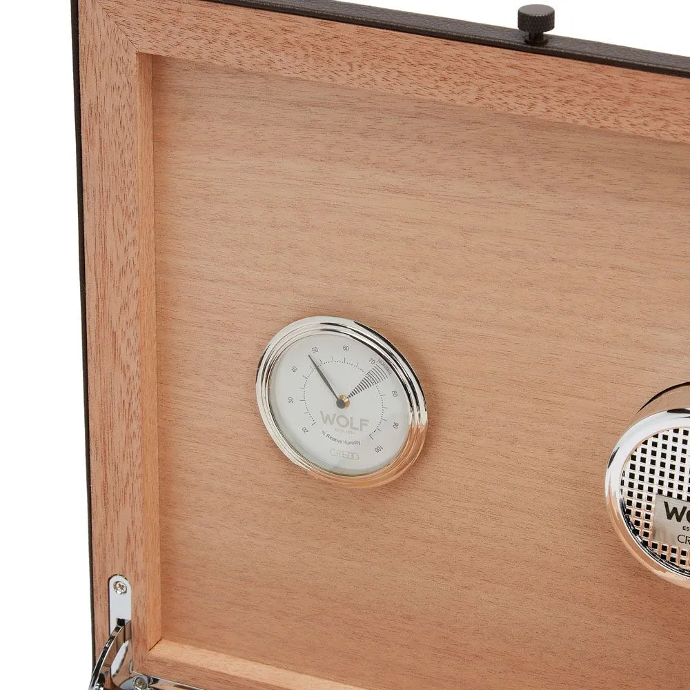 Wolf 1834 WM Brown Humidor in Brown