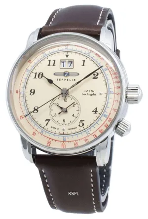 Zeppelin LZ126 Los Angeles 8644-5 86445 Quartz Pulsometer Men's Watch